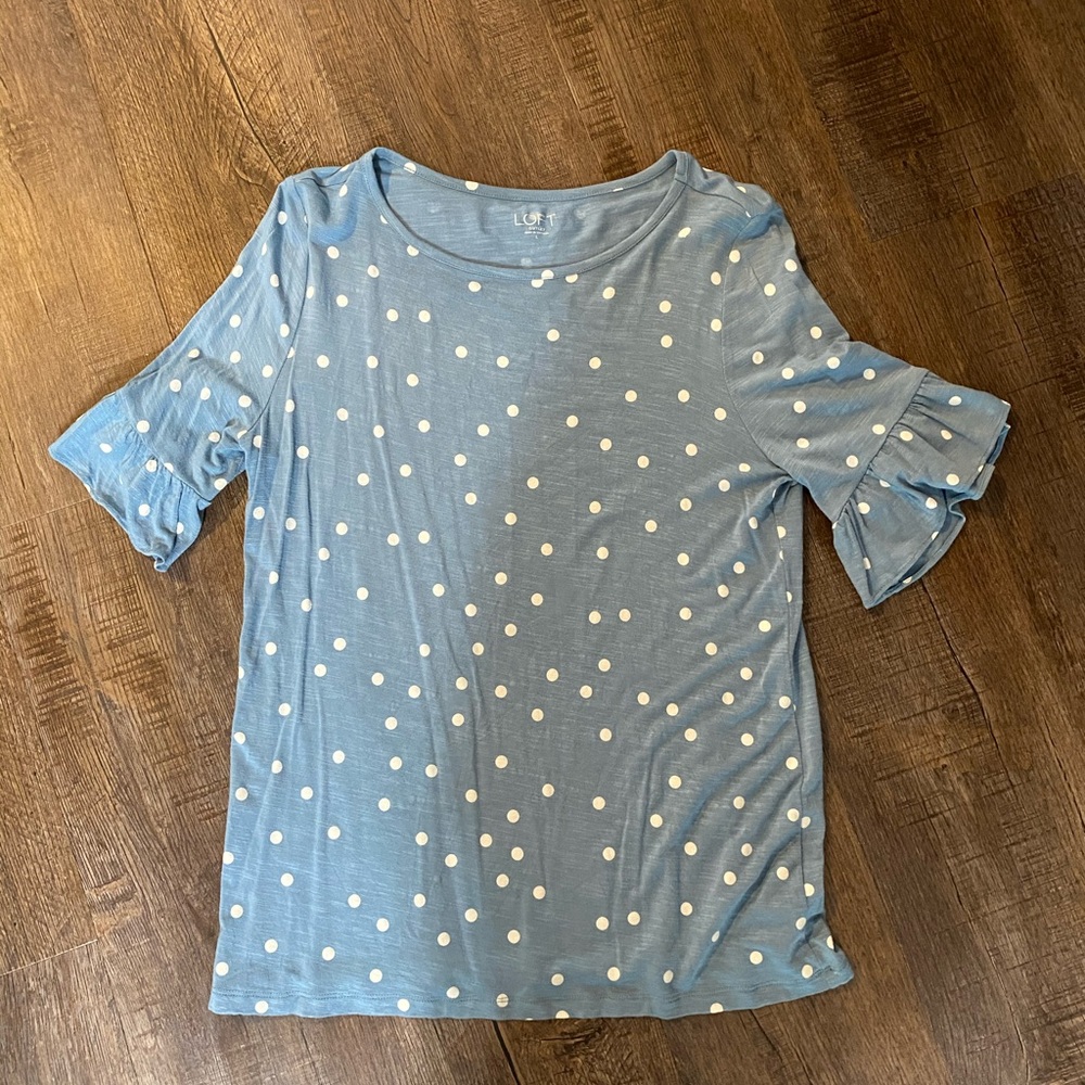 Loft Polka Dot Top